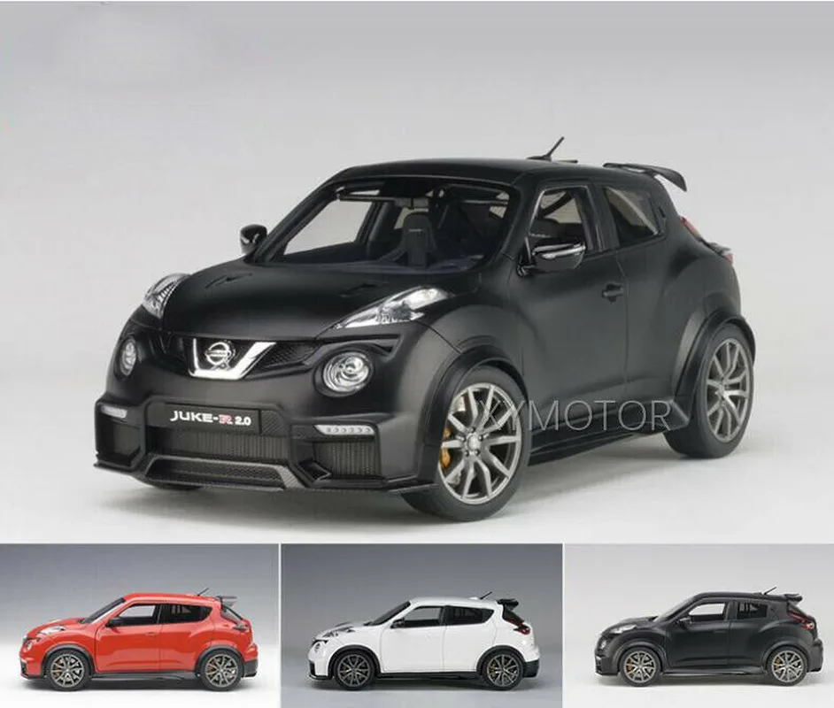 

Новинка 1:18 AUTOart для NISSAN JUKE R 2,0 литая модель автомобиля подарок коллекция Орнамент Дисплей черный/красный/белый металл, пластик, резина