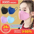 Детские маски KN95 ffp2mask, маска для детей, Mascarilla fpp2 Homologada, одноразовая детская маска для мальчиков и девочек KN95, маски fpp2 для детей