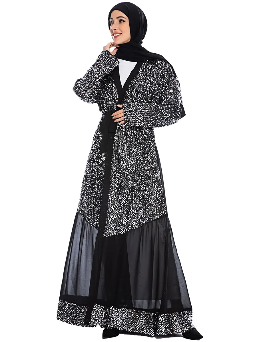 Марокканский кафтан модный простой турецкий Marocain Abaya Femme Musulman Robe|Мусульманская