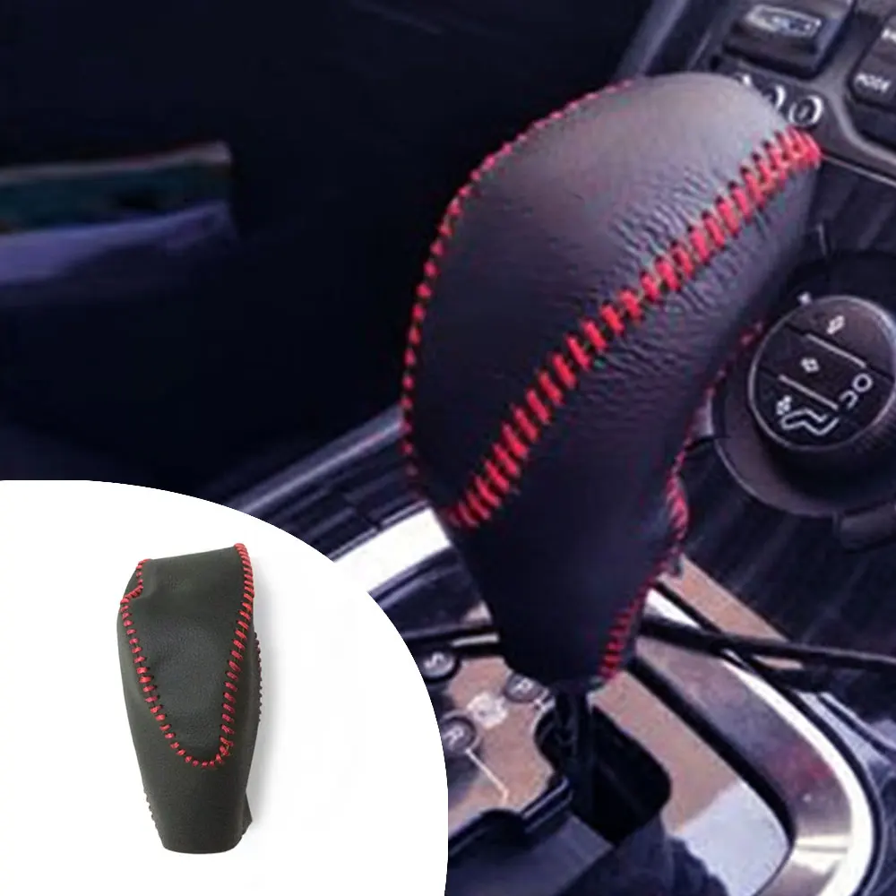 

Накладка на ручку переключения передач из искусственной кожи для PEUGEOT 3008 2013 2014 2015 1 шт.