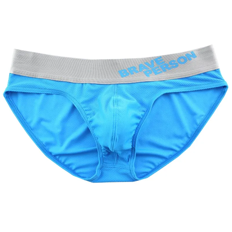 BRAVE PERSON Brand Men's Underwear Nylon Solid 6 Colors Men Briefs Low waist Man Sexy Underpants For Male |