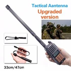 Тактическая антенна 2020 CS SMA-Female Dual Band VHF UHF 144430Mhz, складная для раций Baofeng