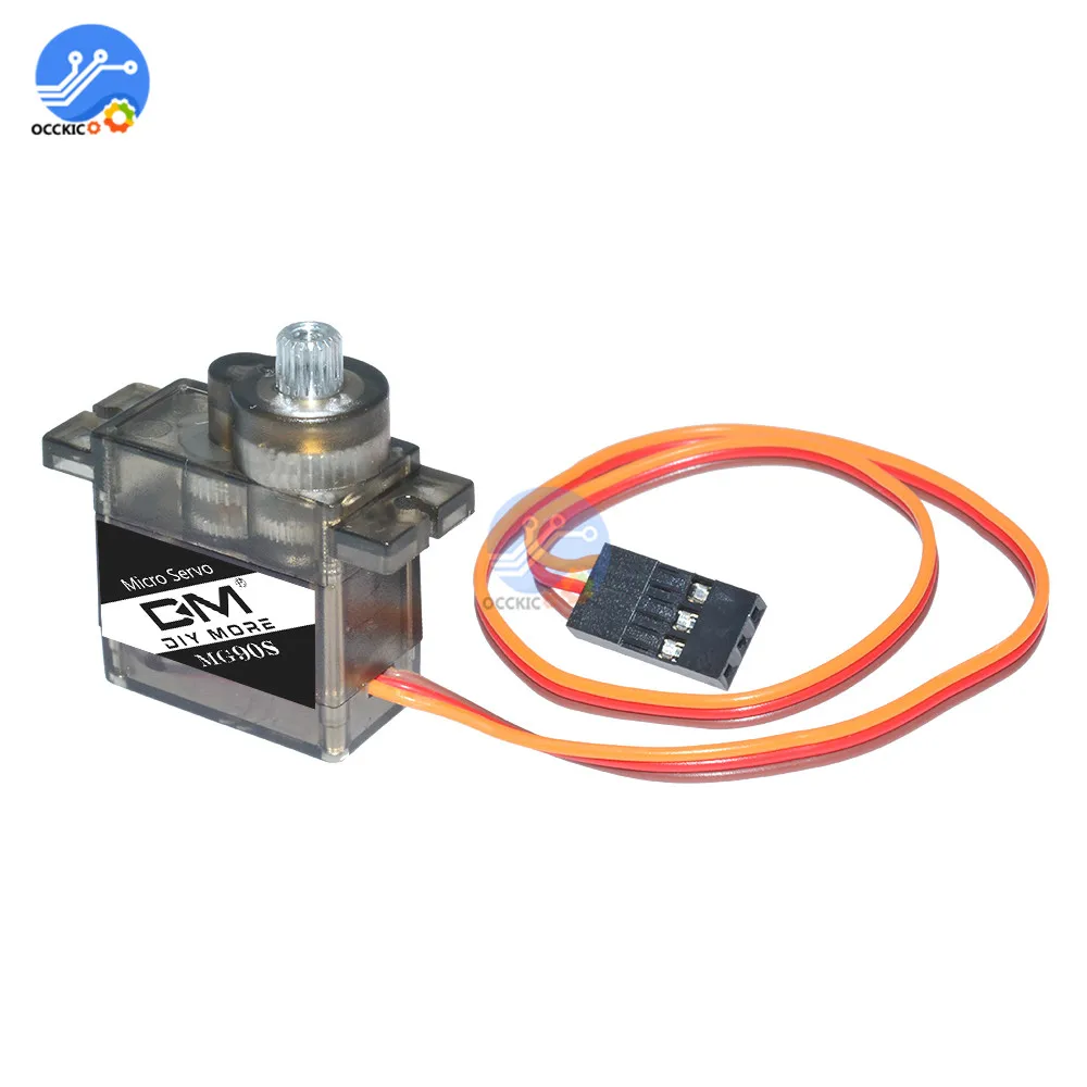 MG90S микро сервопривод металла шестерни высокая скорость для радиоуправляемый