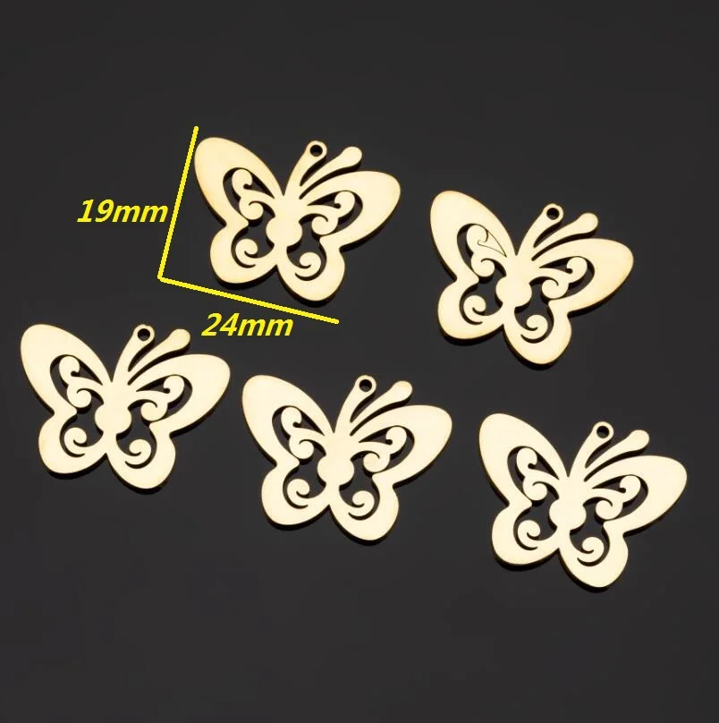 10 шт. кактус Русалка медведь лапа Луна Звезда три слона подвески из нержавеющей