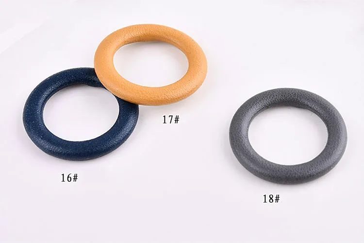 Корейская версия простых персонализированных кожаных геометрических колец