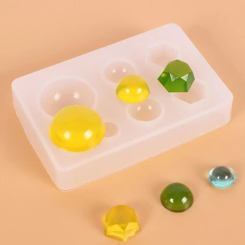 1 шт литье из смолы мяч эпоксидная силиконовая форма Кристалл Алмаз Кулон