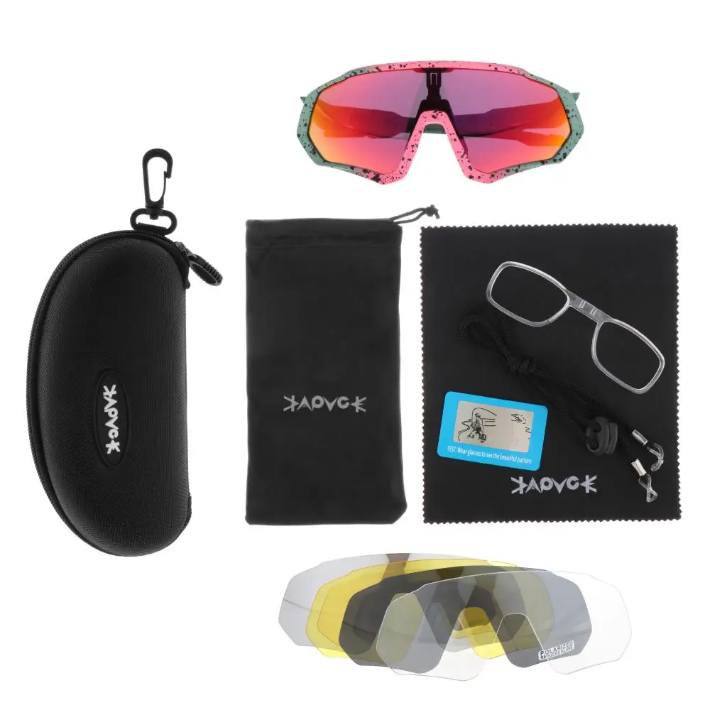 

Женские и мужские велосипедные очки, велосипедные очки, уличные спортивные поляризационные солнцезащитные очки с линзами UV400, защитные очк...