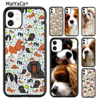 Чехол MaiYaCa для телефона с собакой Карла спаниеля для iPhone SE6s 7 8 plus X XR XS 11 12 13 pro max Galaxy S9 S10