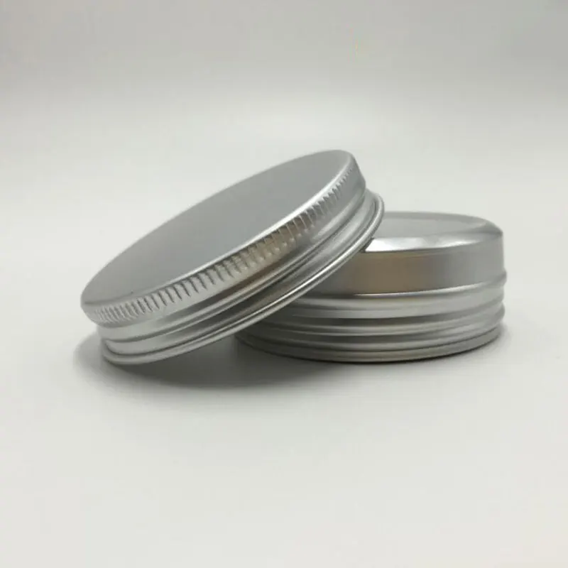 

30ml Aluminum Containers Eye Cream Hair Jars Wax Pots Lip Balm Tin Cans Metal Makeup Tool Custom Made Round 50pcs/lot