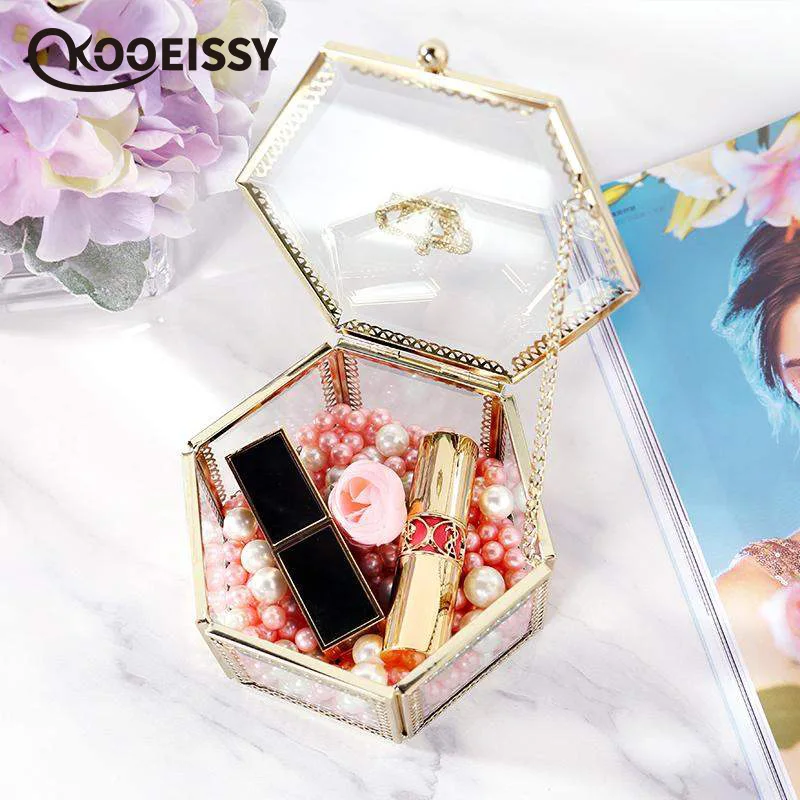Ящик для хранения ювелирных изделий органайзер косметики Женский контейнер