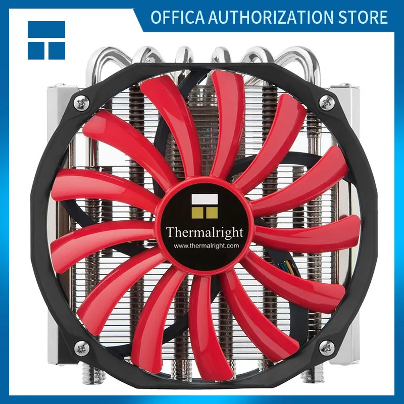 Thermalright AXP 200R 73 мм Тонкий Процессор радиатор 6 тепловая трубка 4Pin ШИМ небольшой