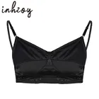 Мужское нижнее белье Sissy, мягкое атласное нижнее белье с регулируемыми бретелями-спагетти, эротическое нижнее белье для геев