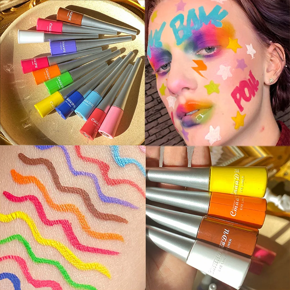 

17 Colors Neon Liquid Eyeliner Pen Waterproof Smudge Proof Long Lasting Eye Liner Eye Shadow Women Makeup Eyes Cosmetics