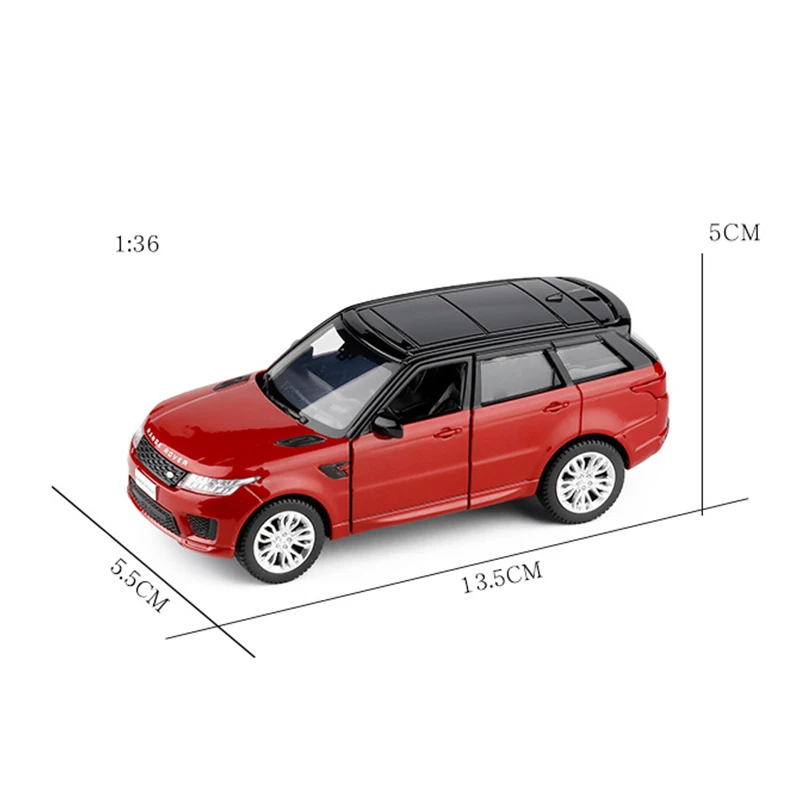 3 цвета масштаб 1:36 литая модель автомобиля SUV внедорожник металлический