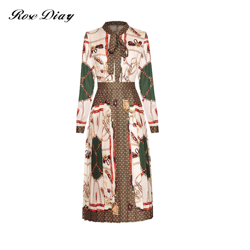 

Vintage Designer Floral Print Button Up Casual Fashion Chic Dress Women Spring Summer A Line Midi Long Dress Vestidos Za