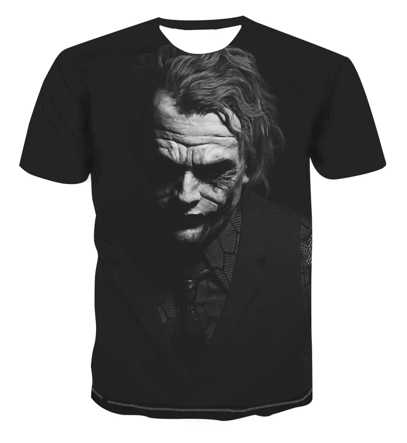 

2020 New Men's 3D T shirt Clown Fun Character Short sleeve 3D Printed Hip hop Casual Harajuku T shirt Round Oeck Short sleeves