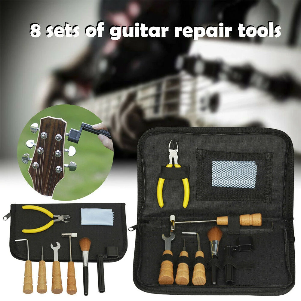 8 шт. набор для ремонта гитары универсальные музыкальные инструменты