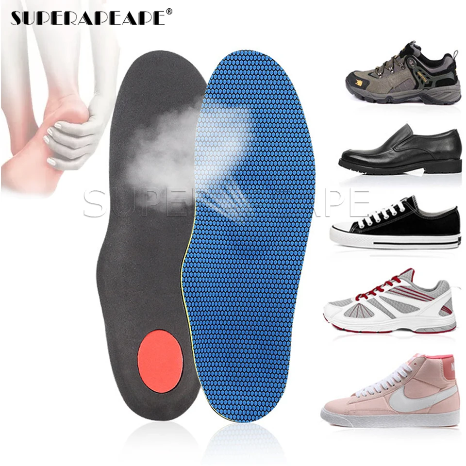 High Quality Severe Flat feet insoles Orthotic Arch Support Foot Massage Inserts Orthopedic Shoes Insoles Heel Pain Men Woman
