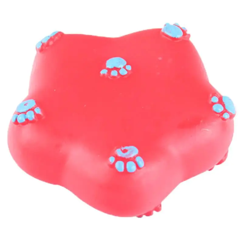 

1PC Dog Chew Toy Pet Interactive Toy Star Shape Dog Squeaky Toy Puppy Teething Toy Pet Training Toy Dog Accessories Random Color