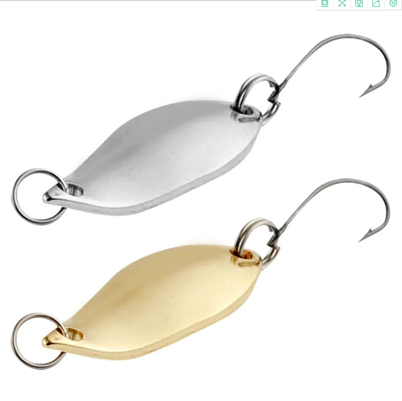 

1PCS 2.5/3.5/5g Metal Spinner Spoon Trout Fishing Lure Hard Bait Sequins Noise Paillette Artificial Bait Small Hard Sequins