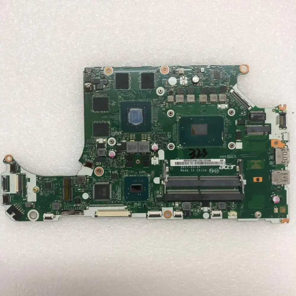 A715-71 Motherboard Mainboard for Acer Laptop A715-71G AN515 C5MMH/C7MMH LA-E911P NBQ2Q11006 with i5-7300HQ GTX 1050 DDR4 | Компьютеры и