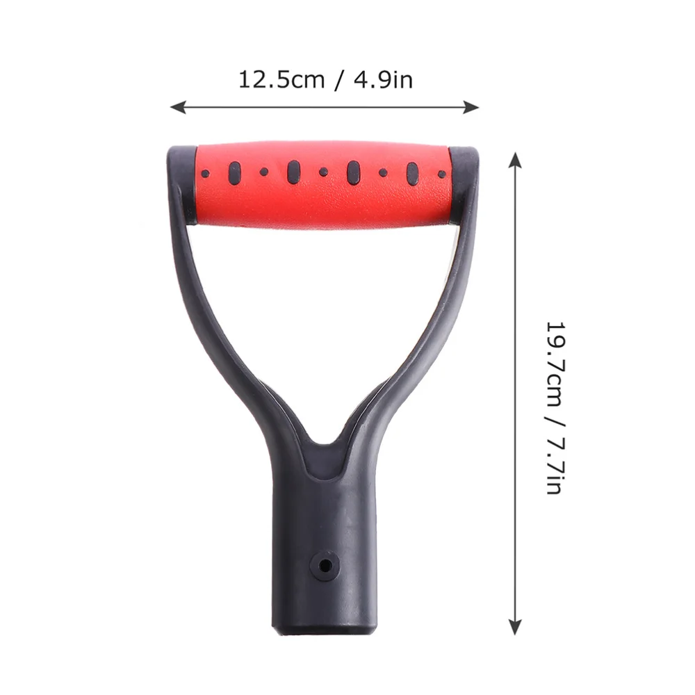 

2pcs Unique D-shaped Comfortable Garden Shovel Handle Grip Useful Shovel Parts