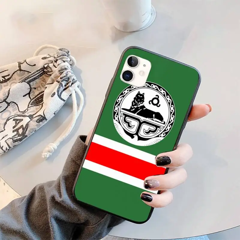 

Chechnya flag Phone Case for iPhone 11 12 mini pro XS MAX 8 7 6 6S Plus X 5S SE 2020 XR
