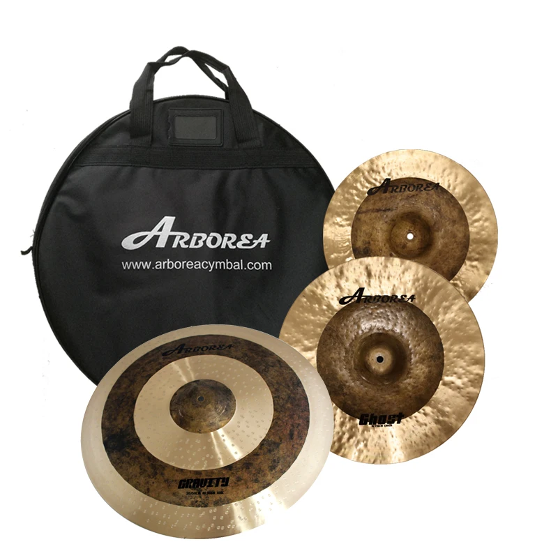 

ARBOREA GHOST CYMBAL HiHat 14'+Crash16'+Medium Ride20'+bag