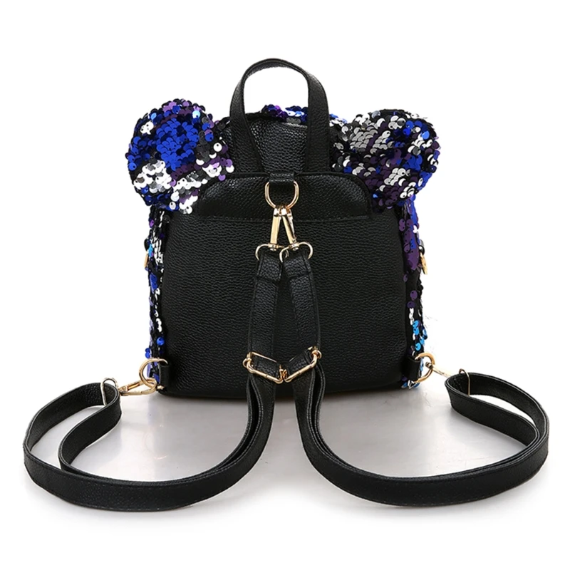 

Women Girls Sequins Mini Backpack School Satchel Travel Shoulder Bag Rucksack