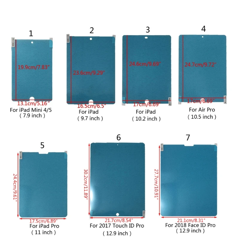 

Paper Screen Protector Film Matte PET Anti Glare Painting For i Pad 9.7 Pro R2JB