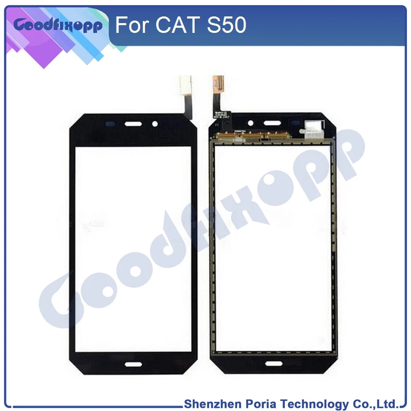 10 шт. ЖК дисплей для CAT S50 сенсорный экран Сенсорная панель дигитайзер Датчик
