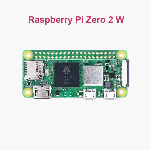 Новый Raspberry Pi Zero 2 Вт с четырехъядерным 64-битным процессором ARM RP3A0 A 1 ГГц 512 Мб SDRAM, Беспроводная локальная сеть RPI0 2 Вт