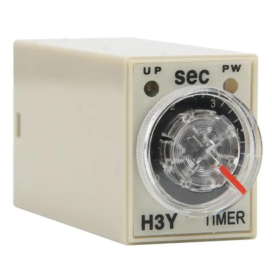 H3Y-2 таймер задержки 8P реле времени 0 ~ 5 секунд циферблата 5A для многоцелевого