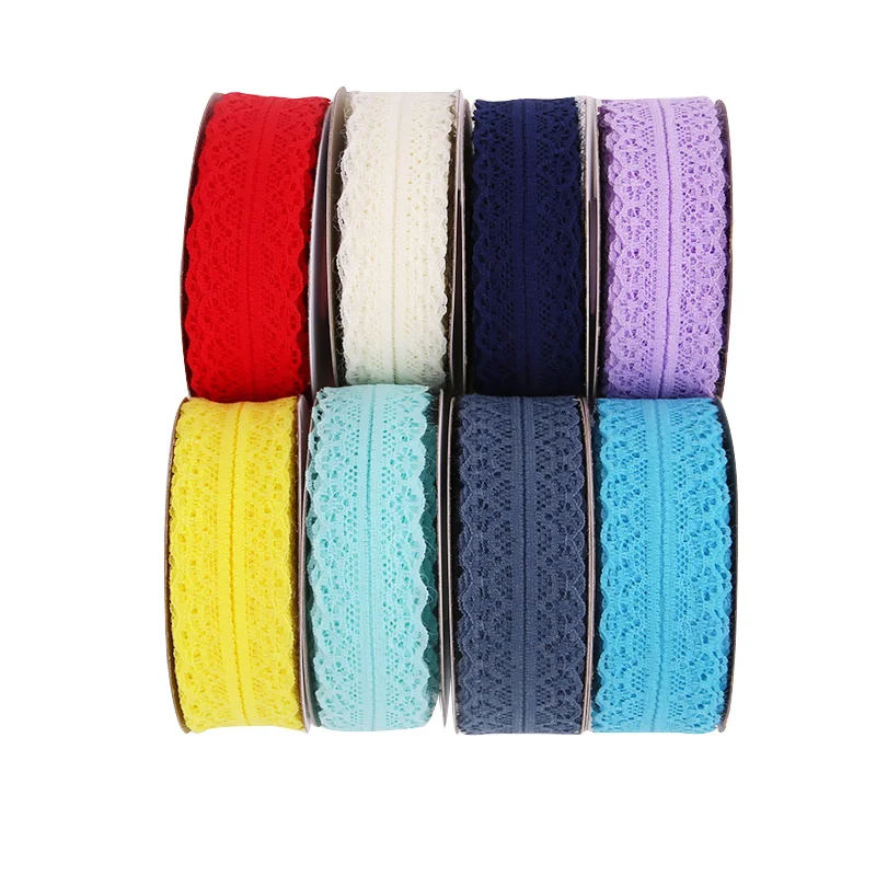 18 цветов 25 ярдов (30 мм) лента для захвата многоярусная отделка шитья кружевная