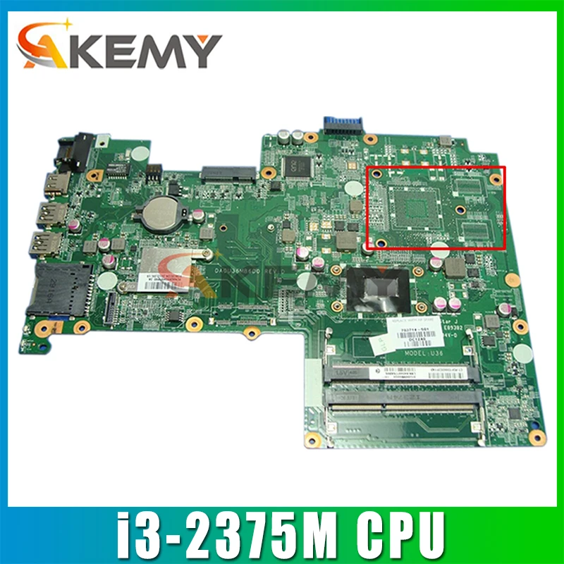 

Original For HP 15-B Series Laptop Motherboard With SR0U4 i3-2375M CPU HM77 718970-001 DA0U36MB6D0 MB 100% Tested Fast Ship