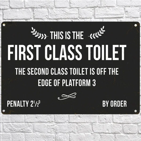 

Жестяная Табличка для туалета смешной декор 8x12 дюймов, металлический декор для стен