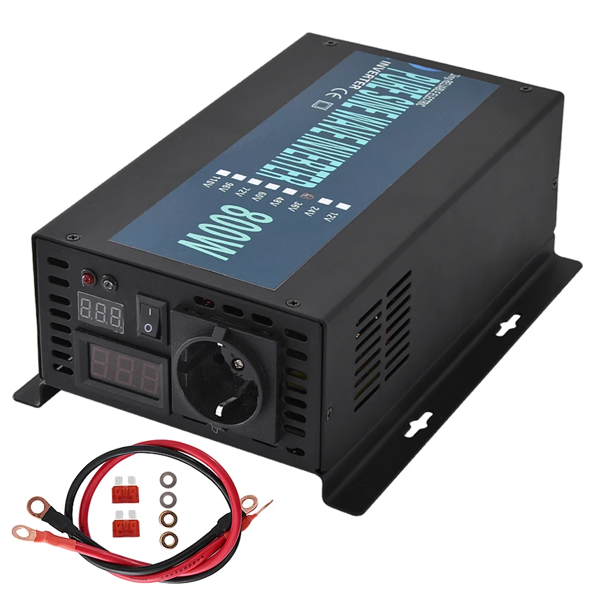 Новый RBP 800S 800 Вт 12 В/24 В/36 В/48 В/60 в до 220 В Чистая синусоида Инвертор конвертер