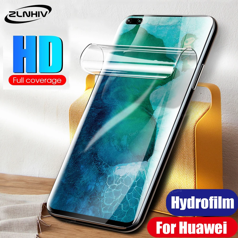 Мягкий чехол zlnвич с полным покрытием для huawei honor view 30 pro Гидрогелевая пленка 20 20i 20S