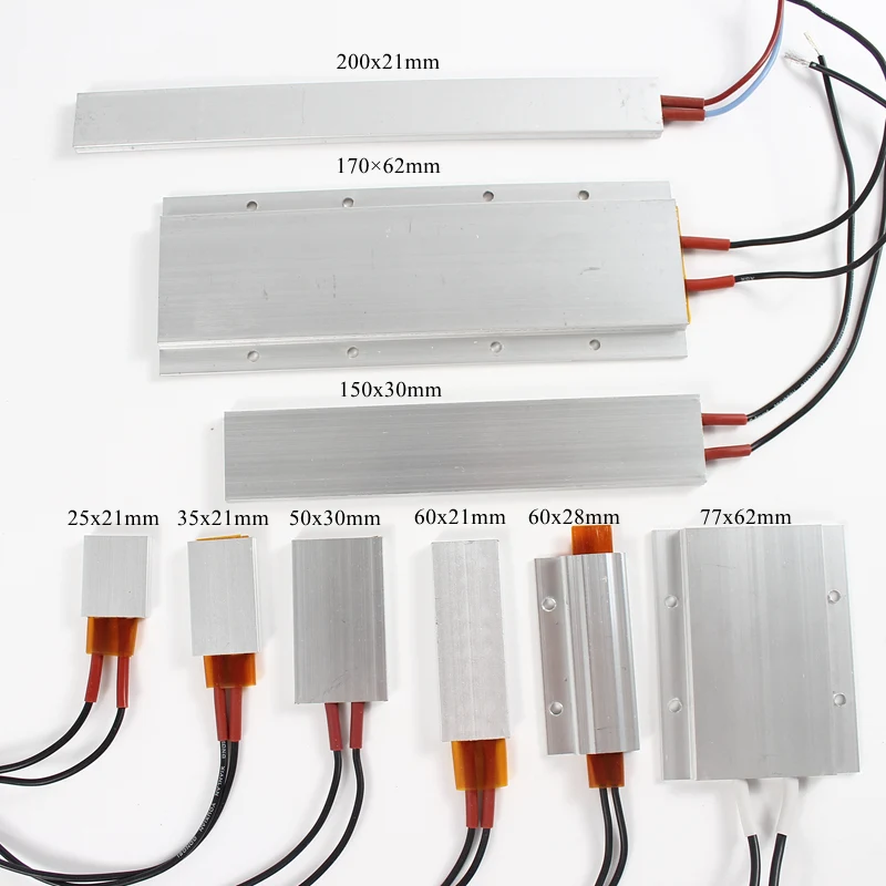 Комплект из 2 предметов PTC нагревательный элемент 12V 24V 110V 220V постоянный