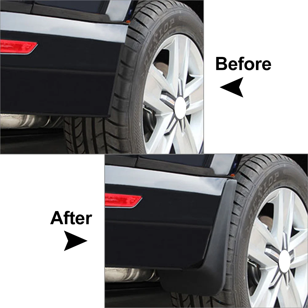 4Pcs Black Car Splash Guards Mud Flaps 08P08SDA100for Honda Accord EX LX 2003 2004 2005 2006 2007