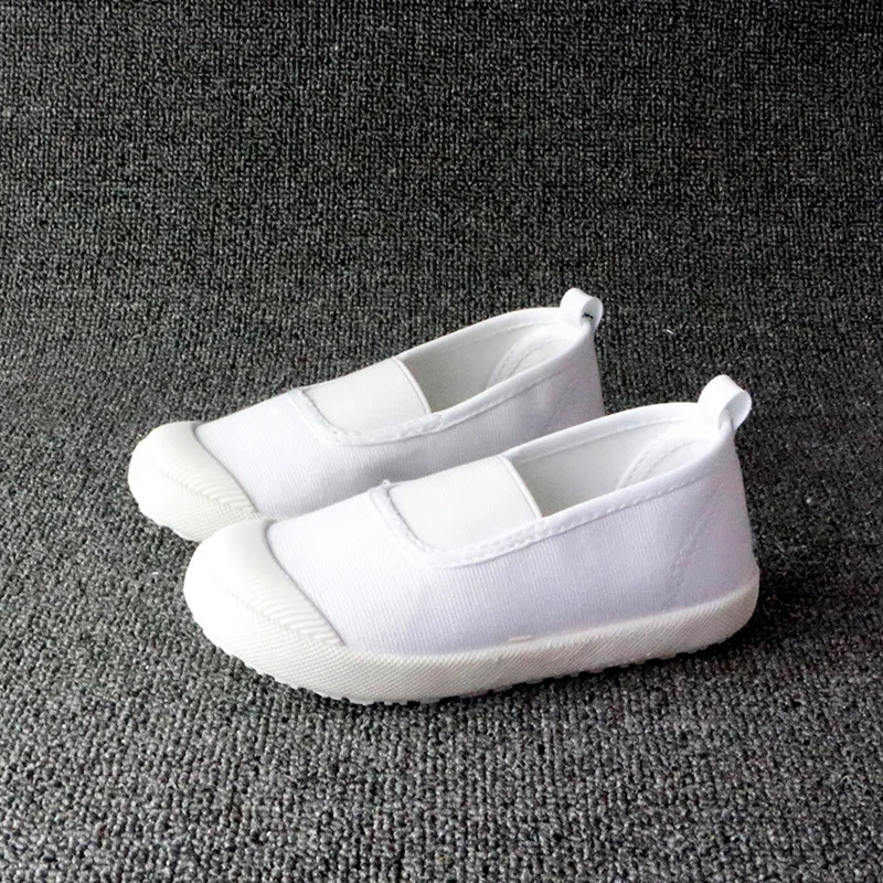 Children Canvas Shoes Girls Sneakers Fashion Anti-Slippery Flat Kids Loafers Breathable School Candy Color Casual | Детская одежда и
