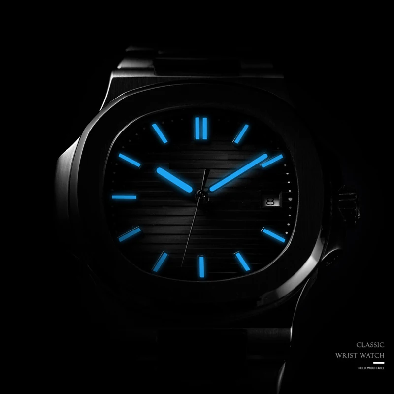 Top Brand Luxury DIDUN 2021Men Automatic Mechanical Sports Watches Male Military Steel Luminous Hand Nautilus Wristwatch | Наручные часы