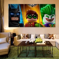 no frame cartoon painting hd print comic movie poster canvas art wall picture for children room decor wall art canvas painting
