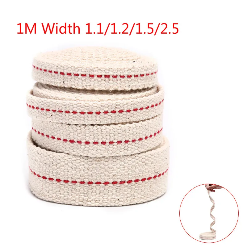 1 метр керосиновая лампа фитиль Плетеный хлопковый плоская хлопковая масляная