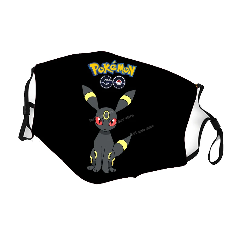 Pokemon Pikachu Children Mouth Mask Pokemons Face Masks Adjustable Washable Mew Arceus Charizard Mascaras Kid Anime Facial | Дом и сад