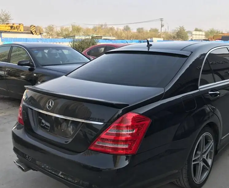 Спойлер для Mercedes Benz S series W221 S65 2014 2017 S300 S350 550ABS материал автомобильного заднего