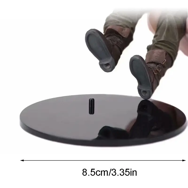 

Figure Display Stands Compatible with Most 6"-8" Action Figures Black/White 10pcs/dozen