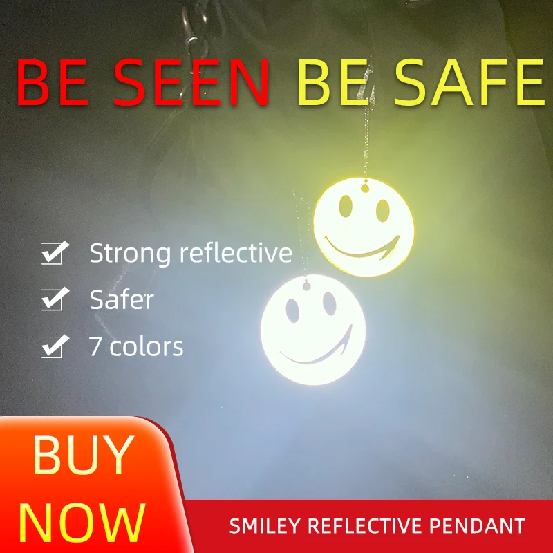 Брелок со светоотражающим изображением милой улыбки 6 5 см брелки с высокой