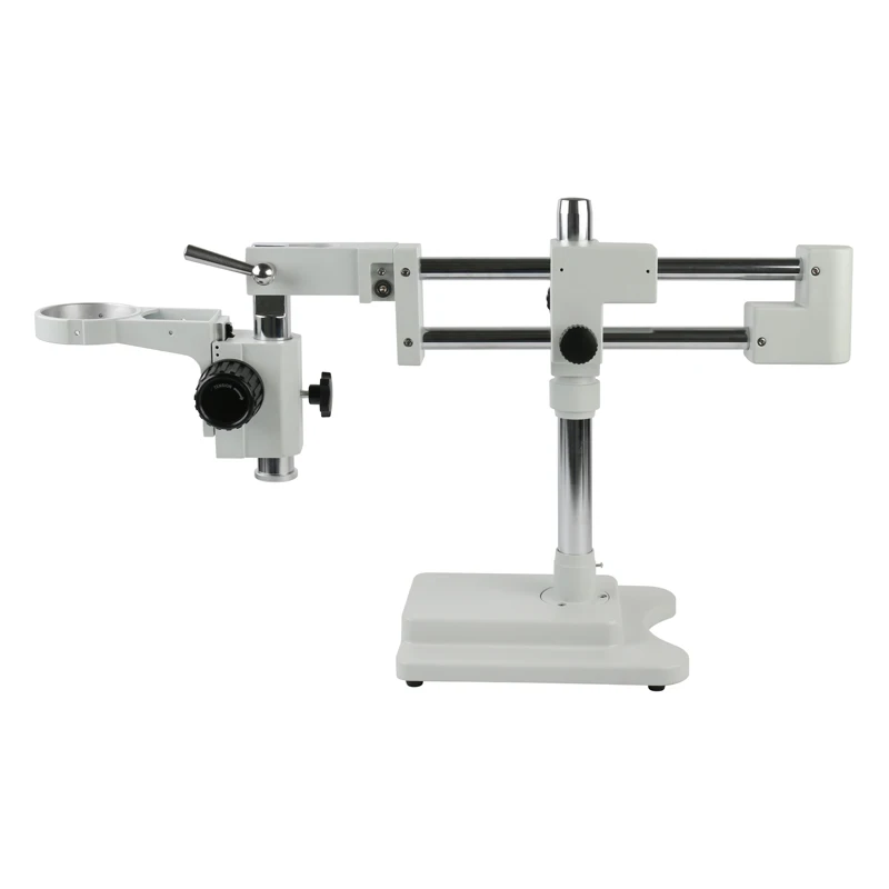 

Universal Double Boom Lab Industrial Zoom Trinocular Stereo Microscope Stand Holder Bracket Arm 76mm Microscopio Accessories