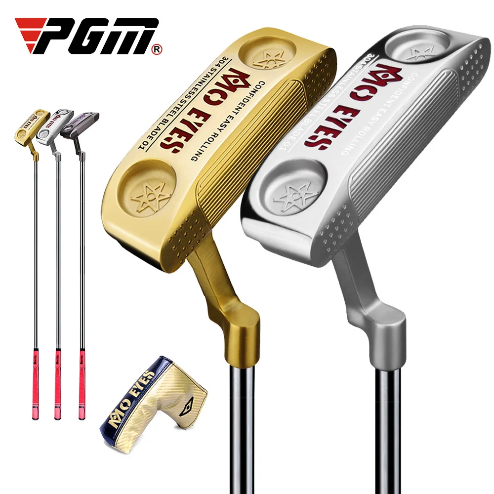 

PGM MO EYES Golf putter Authentic Driver Golf Men's Club Blue/Gold Putter with Line of Sight Large Grip Hitting Stability TUG020